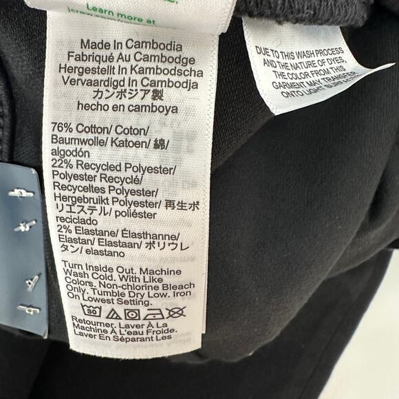 J.Crew Tall Essential Straight Jean All Day Stretch High Waist Black US 27 NWT - Picture 12 of 13